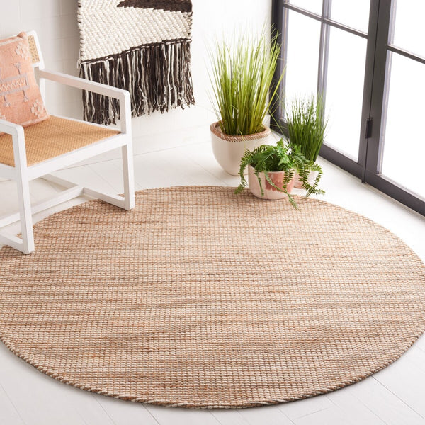 Safavieh Natural Fiber 553 Hand Tufted 37.50% Jute/37.50% Wool/20% Cotton/and 5% Nylon Rug NFB553B-9