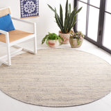 Safavieh Natural Fiber 555 Hand Woven 40% Jute/40% Wool/and 20% Cotton Rug NFB555B-8