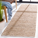 Safavieh Natural Fiber 601 Flat Weave 70% Jute and 30% Cotton Rug NFB601A-8