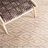 Safavieh Natural Fiber 601 Flat Weave 70% Jute and 30% Cotton Rug NFB601A-8