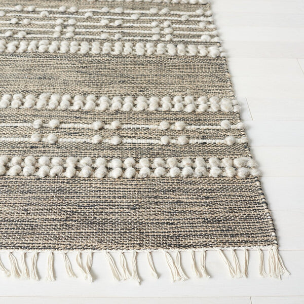 Safavieh Natural Fiber 751 Flat Weave 70% Jute and 30% Wool Rug NFB751B-8