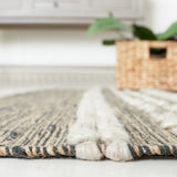 Safavieh Natural Fiber 751 Flat Weave 70% Jute and 30% Wool Rug NFB751B-8