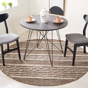 Safavieh Natural Fiber 751 Flat Weave 70% Jute and 30% Wool Rug NFB751B-8