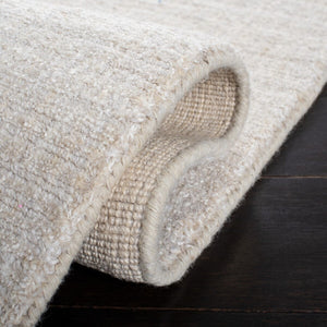 Safavieh Natural Fiber 801 Hand Loomed 80% Jute, 20% Cotton Rug Beige 80% Jute, 20% Cotton NFB801B-8