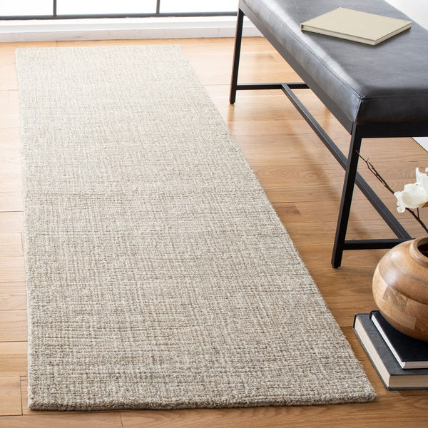 Safavieh Natural Fiber 801 Hand Loomed 80% Jute, 20% Cotton Rug Grey / Sage 80% Jute, 20% Cotton NFB801F-8