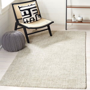 Safavieh Natural Fiber 801 Hand Loomed 80% Jute, 20% Cotton Rug Grey / Sage 80% Jute, 20% Cotton NFB801F-8