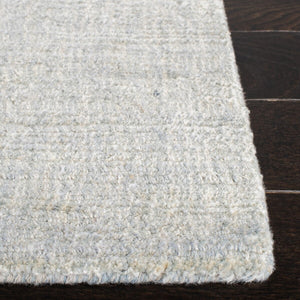 Safavieh Natural Fiber 801 Hand Loomed 80% Jute, 20% Cotton Rug Light Blue 80% Jute, 20% Cotton NFB801M-28