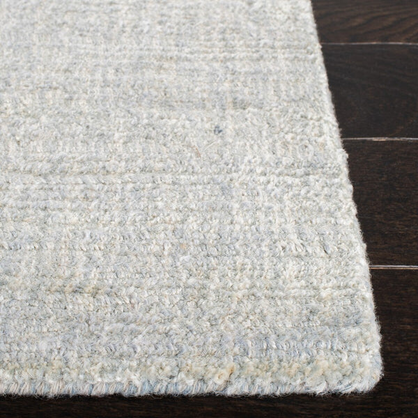 Safavieh Natural Fiber 801 Hand Loomed 80% Jute, 20% Cotton Rug Light Blue 80% Jute, 20% Cotton NFB801M-28