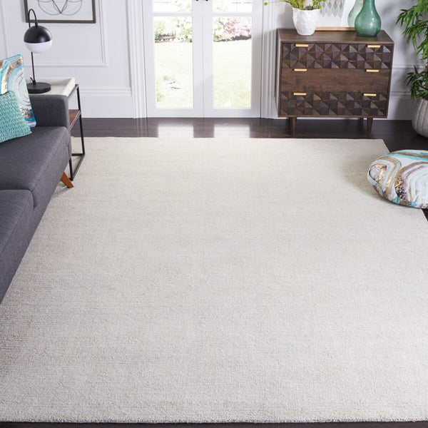 Safavieh Natural Fiber 801 Hand Loomed 80% Jute, 20% Cotton Rug Light Blue 80% Jute, 20% Cotton NFB801M-28