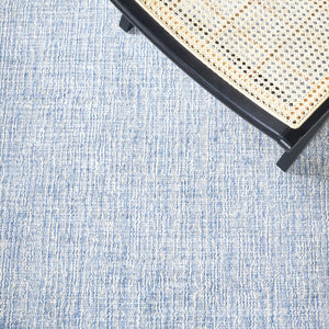 Safavieh Natural Fiber 801 Hand Loomed 80% Jute, 20% Cotton Rug Dark Blue 80% Jute, 20% Cotton NFB801N-28