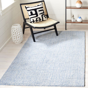 Safavieh Natural Fiber 801 Hand Loomed 80% Jute, 20% Cotton Rug Dark Blue 80% Jute, 20% Cotton NFB801N-28