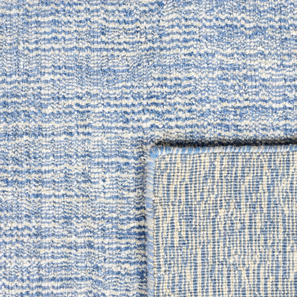 Safavieh Natural Fiber 801 Hand Loomed 80% Jute, 20% Cotton Rug Dark Blue 80% Jute, 20% Cotton NFB801N-28