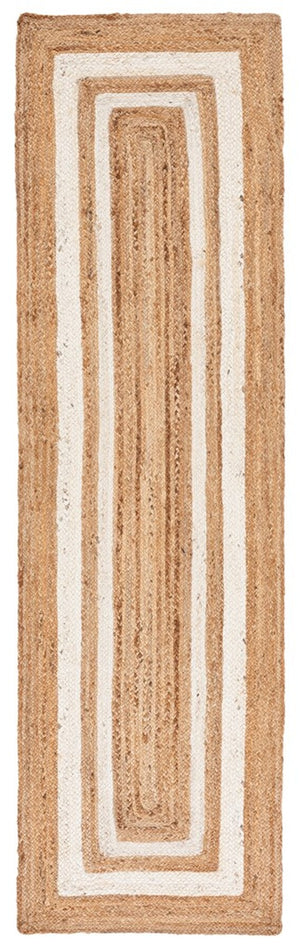 Safavieh Natural Fiber 851  Flat Weave Pile Content: 100% Jute Pile, Total Content: 80% Jute 20% Cotton Rug NFB851A-8