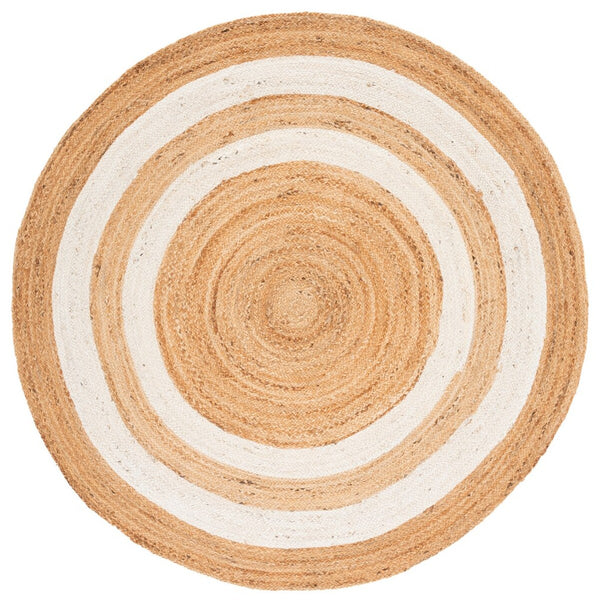 Safavieh Natural Fiber 851  Flat Weave Pile Content: 100% Jute Pile, Total Content: 80% Jute 20% Cotton Rug NFB851A-8