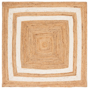 Safavieh Natural Fiber 851  Flat Weave Pile Content: 100% Jute Pile, Total Content: 80% Jute 20% Cotton Rug NFB851A-8