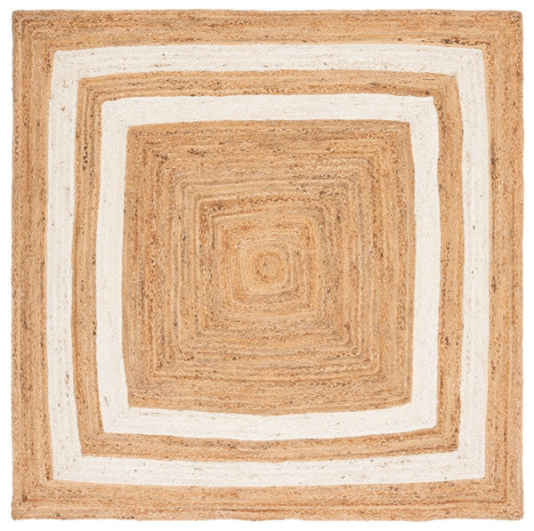 Safavieh Natural Fiber 851  Flat Weave Pile Content: 100% Jute Pile, Total Content: 80% Jute 20% Cotton Rug NFB851A-8