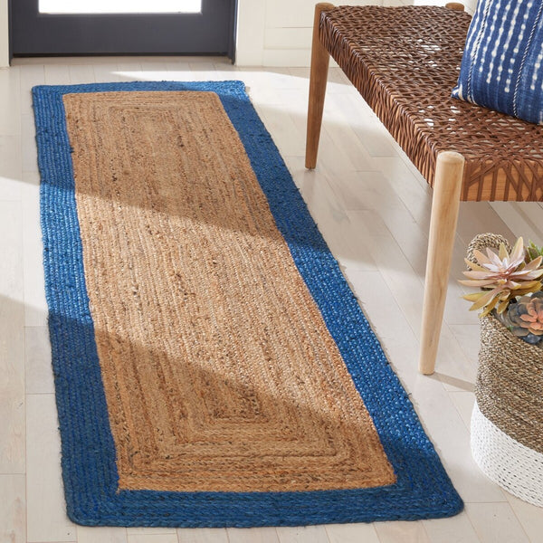 Safavieh Natural Fiber 852  Flat Weave Pile Content: 100% Jute Pile, Total Content: 80% Jute 20% Cotton Rug NFB852M-8