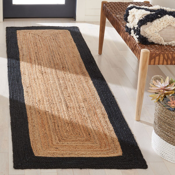 Safavieh Natural Fiber 852  Flat Weave Pile Content: 100% Jute Pile, Total Content: 80% Jute 20% Cotton Rug NFB852Z-8