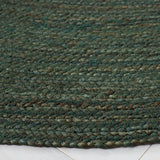 Natural Fiber Hand Woven 100% Jute 0 Rug Dark Green 100% JUTE NFB901Y-6R