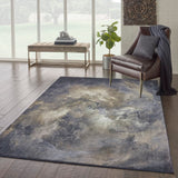 Nourison Le Reve LER07 Artistic Machine Made Tufted Indoor only Area Rug Chocolate/Multicolor 5'3" x 7'3" 99446494740