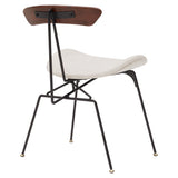 Wolfgang Fabric Chair - Set of 2 Nox Cream