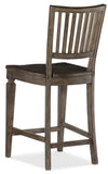 Hooker Furniture Woodlands Traditional-Formal Counter Stool in Rubberwood and Poplar Solids and Plywood 5820-75350-84