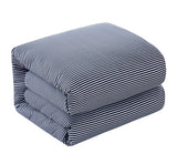 Morgan Navy Twin 5pc Duvet Set