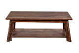 Porter Designs Kalispell Solid Sheesham Wood Natural Coffee Table Natural 05-116-02-PDU114H