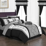 Icaria Black Queen 20pc Comforter Set
