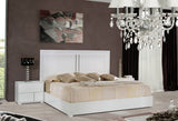 VIG Furniture Eastern King Modrest Nicla Italian Modern White Bed VGACNICLA-BED-EK