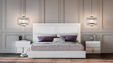 VIG Furniture "Full Size" Modrest Nicla Italian Modern White Bed VGACNICLA-BED-FULL