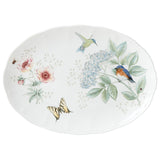 Butterfly Meadow Flutter® Eastern Bluebird 16" Oval Serving Platter - Set of 2
