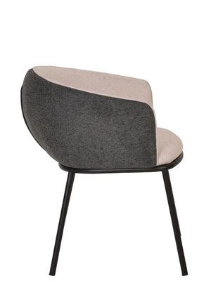 VIG Furniture Modrest Nillie - Modern Beige & Grey Dining Armchair VGFH0129172-DUKE-BGE-DC