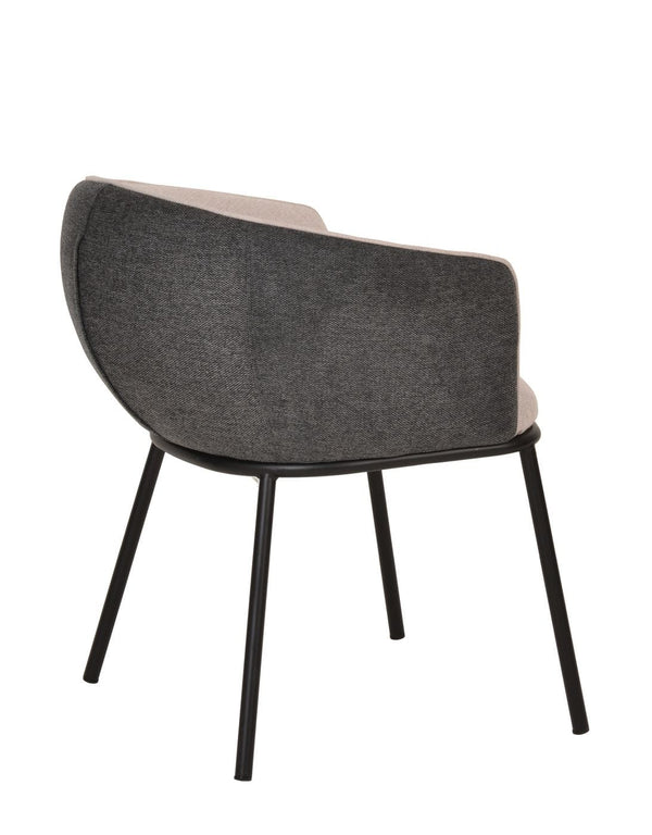 VIG Furniture Modrest Nillie - Modern Beige & Grey Dining Armchair VGFH0129172-DUKE-BGE-DC