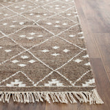 Safavieh Natural NKM316 Hand Woven Flat Weave Rug