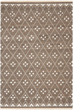 Nkm316 Hand Woven 60% Wool/20% Viscose/and 20% Cotton Rug