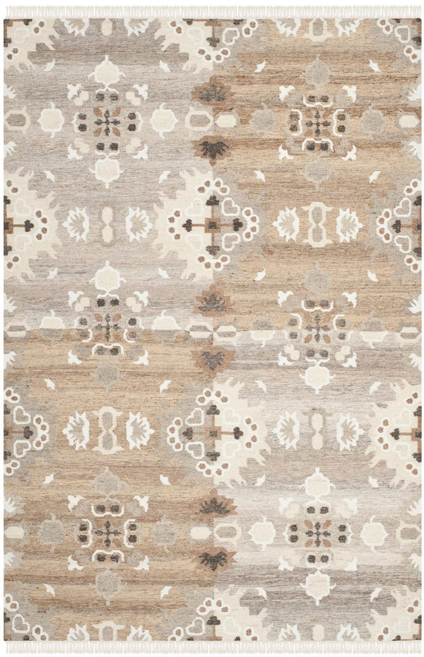 Safavieh Natural NKM318 Hand Woven Flat Weave Rug