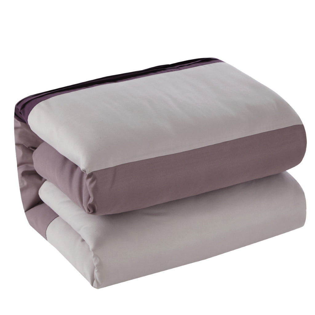 Ayelet Plum Queen 10pc Comforter Set