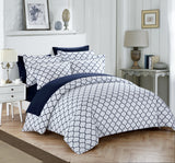 Brooklyn Navy Queen 3pc Duvet Set