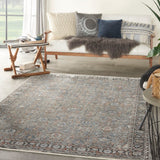 Nourison Starry Nights STN10 Persian Machine Made Loom-woven Indoor Area Rug Grey/Navy 5'3" x 7'3" 99446797285