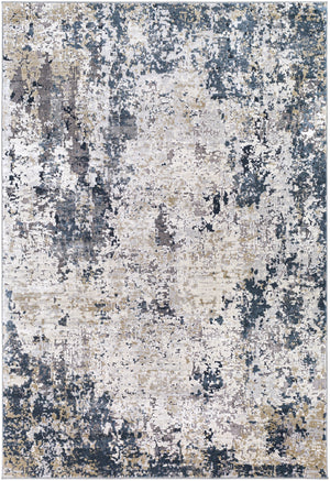Norland NLD-2300 Modern Polypropylene, Polyester Rug NLD2300-912 Light Gray, Charcoal, Cream, Khaki, Navy 70% Polypropylene, 30% Polyester 9' x 12'