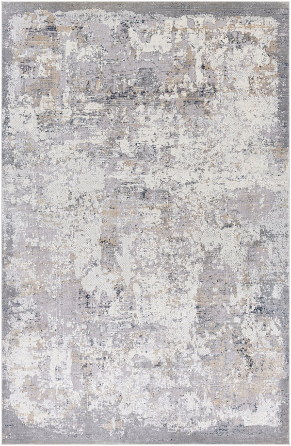 Norland NLD-2301 Modern Polypropylene, Polyester Rug NLD2301-6796 Light Gray, Charcoal, Cream, Khaki, Navy 70% Polypropylene, 30% Polyester 6'7" x 9'6"