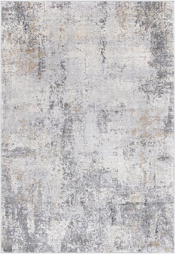 Norland NLD-2303 Modern Polypropylene, Polyester Rug NLD2303-912 Light Gray, Charcoal, Navy, Butter, Cream 70% Polypropylene, 30% Polyester 9' x 12'
