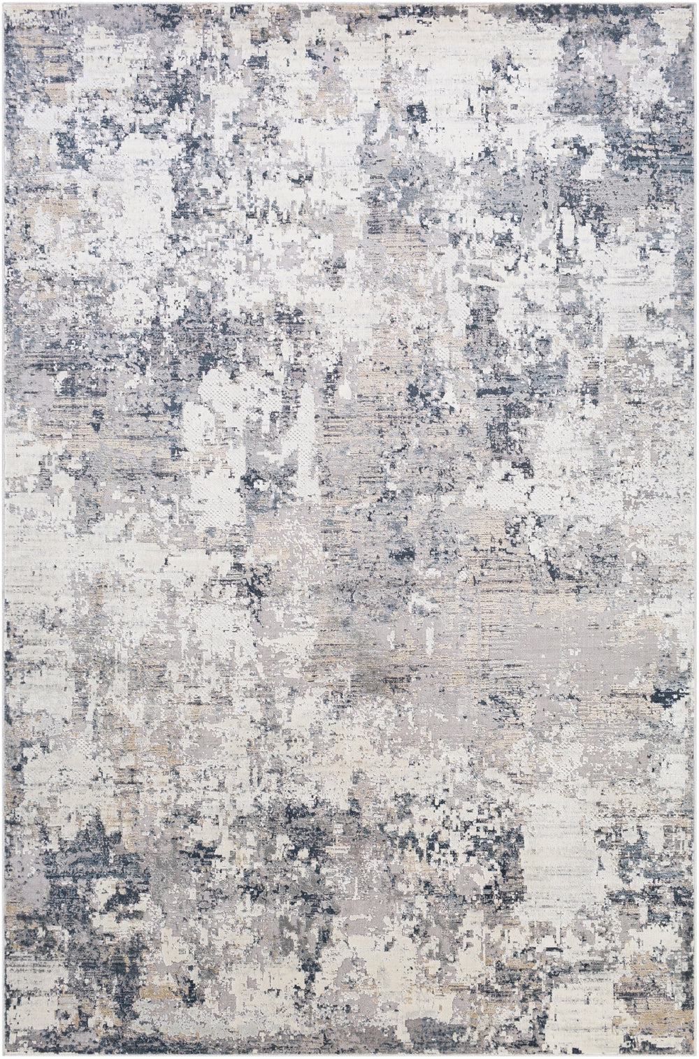 Norland NLD-2304 Modern Polypropylene, Polyester Rug NLD2304-912 Light Gray, Charcoal, Navy, Butter, Cream 70% Polypropylene, 30% Polyester 9' x 12'