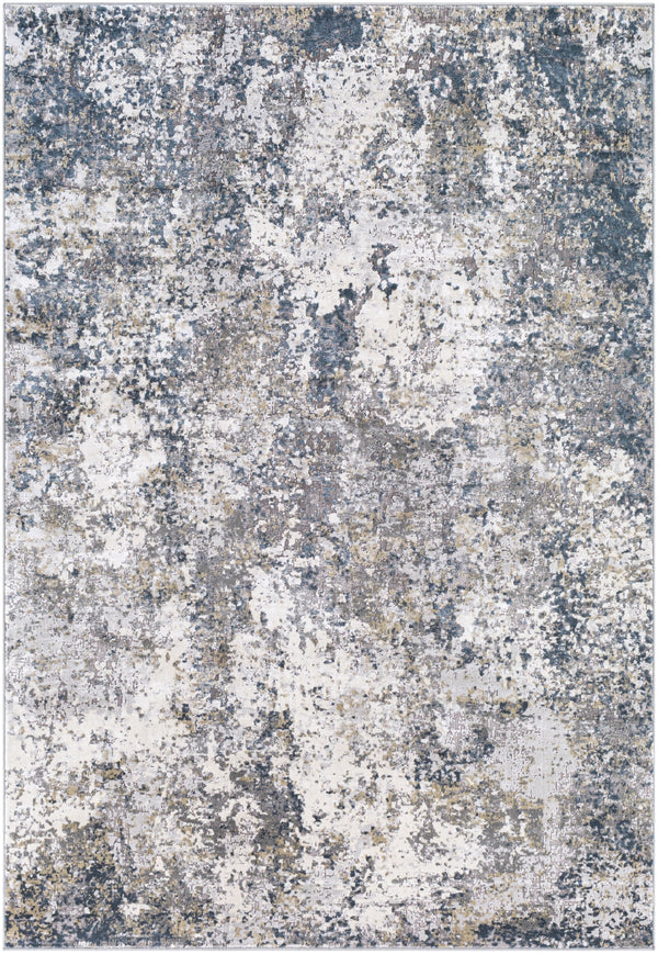 Norland NLD-2306 Modern Polypropylene, Polyester Rug NLD2306-912 Charcoal, Light Gray, Navy, Cream, Khaki 70% Polypropylene, 30% Polyester 9' x 12'