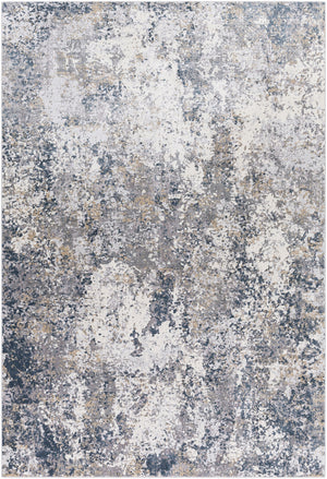 Norland NLD-2306 Modern Polypropylene, Polyester Rug NLD2306-6796 Charcoal, Light Gray, Navy, Cream, Khaki 70% Polypropylene, 30% Polyester 6'7" x 9'6"