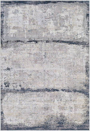 Norland NLD-2307 Modern Polypropylene, Polyester Rug NLD2307-912 Charcoal, Light Gray, Khaki, Cream, Navy 70% Polypropylene, 30% Polyester 9' x 12'