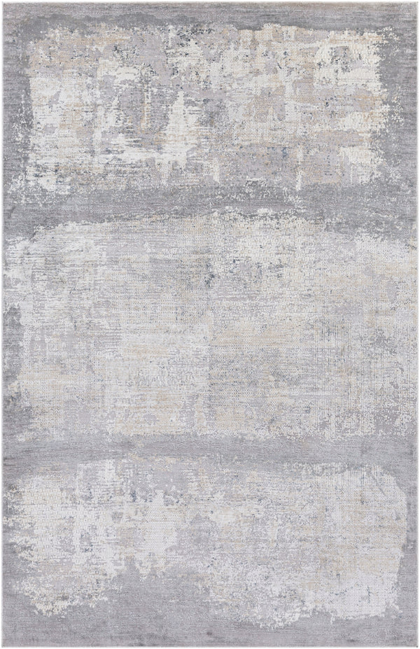 Norland NLD-2308 Modern Polypropylene, Polyester Rug NLD2308-6796 Light Gray, Charcoal, Cream, Khaki, Navy 70% Polypropylene, 30% Polyester 6'7" x 9'6"