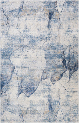 Norland NLD-2309 Modern Polypropylene, Polyester Rug NLD2309-912 Light Gray, Charcoal, Butter, Denim 70% Polypropylene, 30% Polyester 9' x 12'