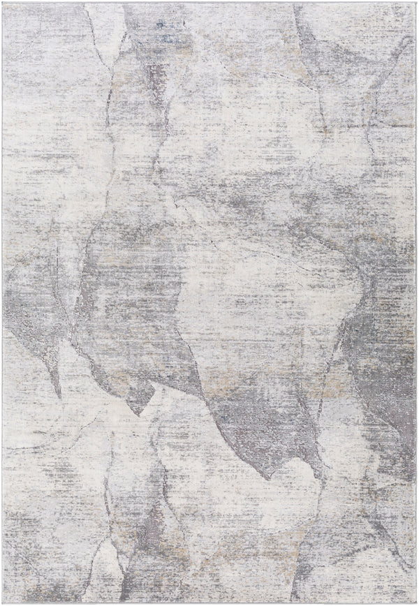 Norland NLD-2310 Modern Polypropylene, Polyester Rug NLD2310-912 Light Gray, Charcoal, Cream, Khaki, Navy 70% Polypropylene, 30% Polyester 9' x 12'